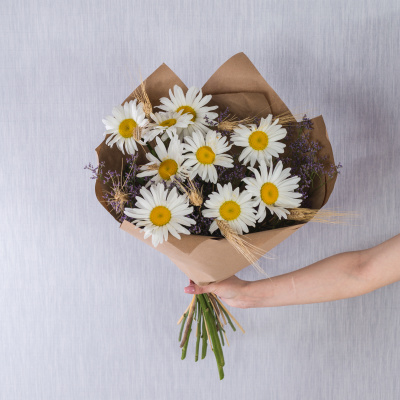 Букет "Летний сон" с ромашками N 36289