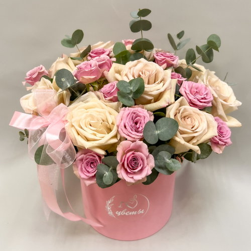 Коробка с розами "Дольче вита" арт. 45003