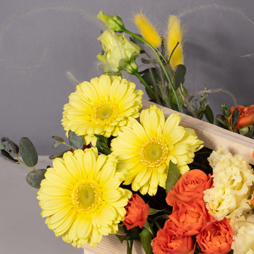 Цветы в ящике. Комплект для мамы и дочки "Весеннее послание" арт. 28489