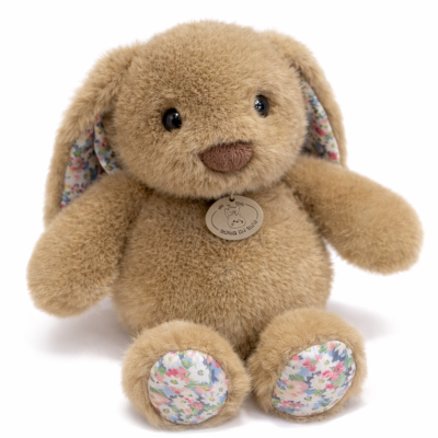 Зайка с цветными ушками 38 см N9036