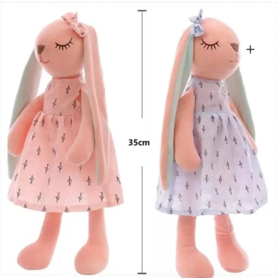 Мягкая игрушка Спящая зайка 34-38 см N 41889