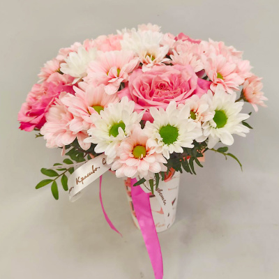 Стаканчик с цветами "Нежный" N 53035 Стаканчик с цветами "Нежный" N 53035