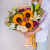 Букет с подсолнухами и лилиями N 52963Дв