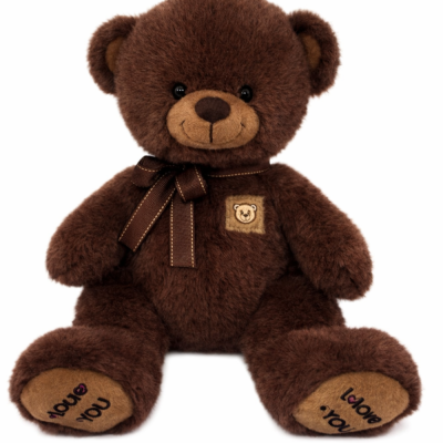Мишка с бантом 65-70 см N 24013 коричневый