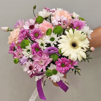 Стаканчик с цветами "Сиреневый закат" N 53036 Стаканчик с цветами "Сиреневый закат" N 53036