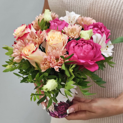 Стаканчик с цветами "Малинка" N 53034 Стаканчик с цветами "Малинка" N 53034