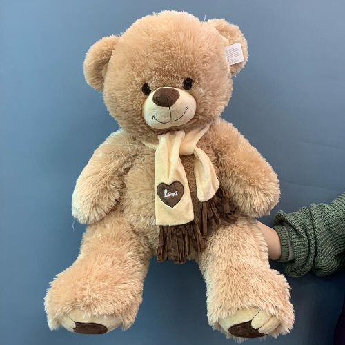 Игрушка Мишка 60 см. с шарфом большой арт. 84075