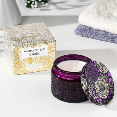 Свеча ароматическая в банке "SAN BLACK FRUITS", 5х7 см, ежевика  7999243